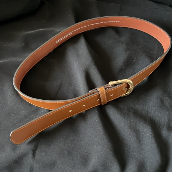 Brown false leather belt XS - Picture 2 of 2